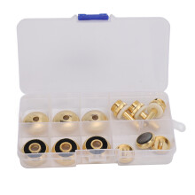 Easy to Use Magnetic Fasteners for Handmade Goods, Durable Magnetic Button Clasp Snaps with Abalone Shell Detail, Simple to Attach Closure Kit for