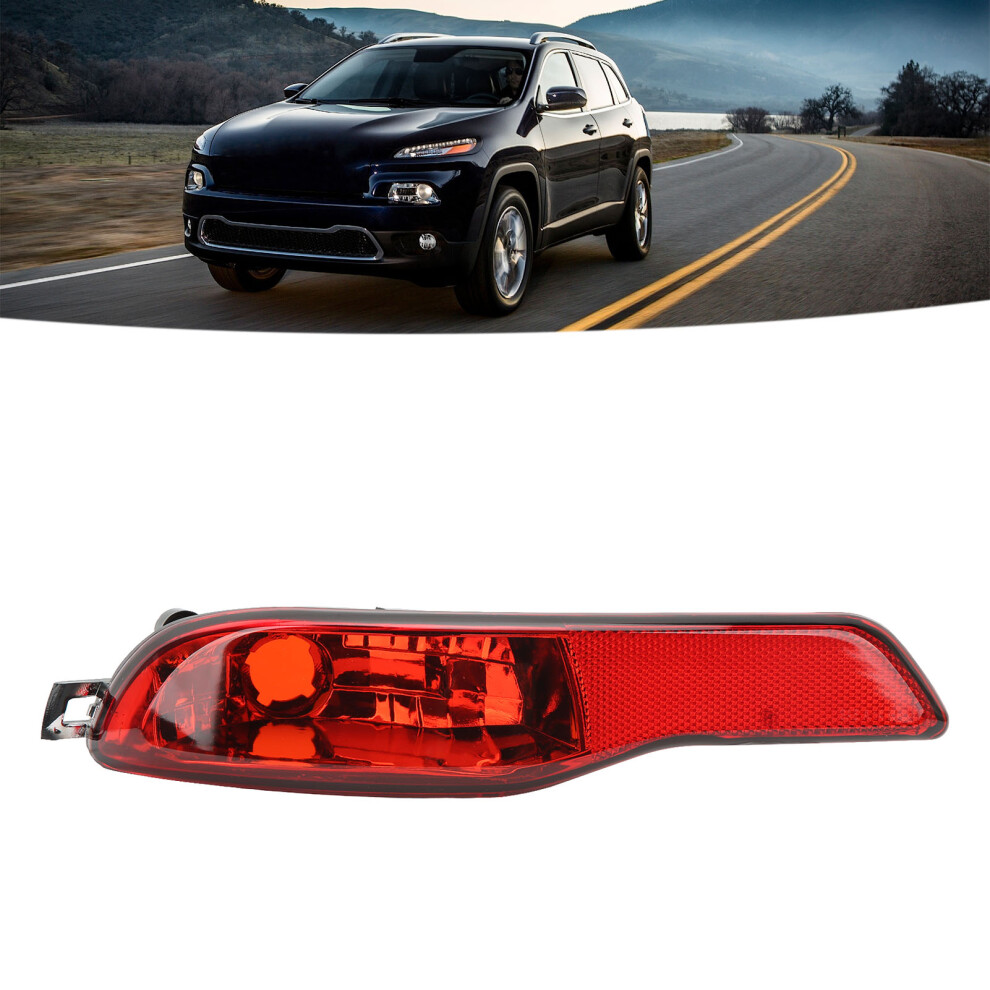 Left Rear Bumper Lens Reflector For Jeep Cherokee Kl Red 5021373272998