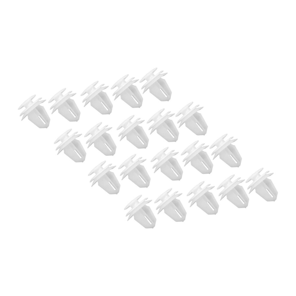 20Pcs Door Trim Panel Clips For Hyundai Kia, Car Interior Fastener Clips, Easy Installation White 9382693836243