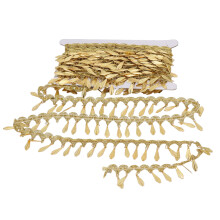 10 Yards Metallische Fransen-Girlande 2.3x1cm Kunststoff