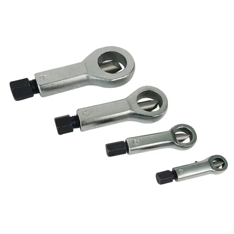 Nut Splitter 4Piece Set For Removing Damaged Nuts 927Mm Steel Rusted Seized 9189345331114