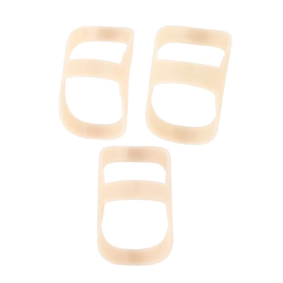 3Pcs Finger Splint Oval Support for Arthritis & Trigger Fingers No. 13-15
