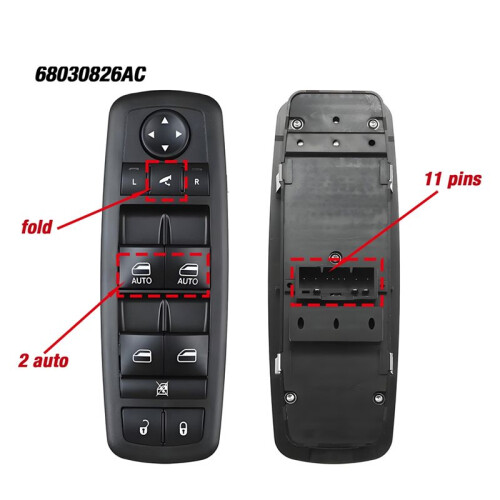 68030826AC for  Durango  Grand Cherokee 2011 2012 2013,Electric Power Master Window  Control Button 1