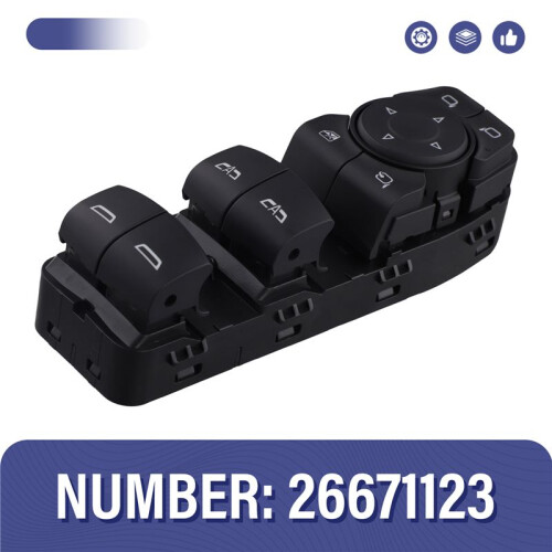 Glass Lifter  Power Window Control Button 26671123 for  GL8 2017-2019 2