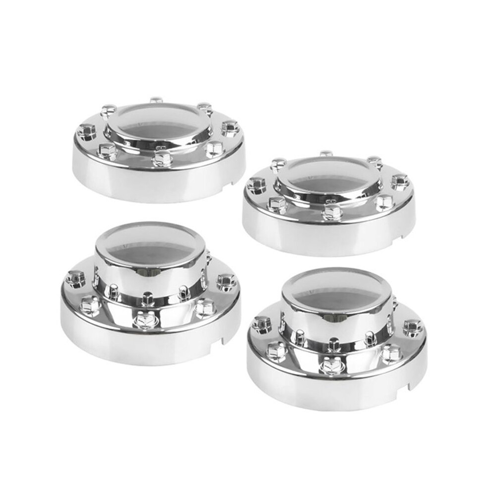 Front Chrome Center Hubcap Double Hub Center Cover 68081010Ab 68081010Ac For Ram 3500 2011-2018 6031052808904