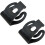 2 Pack Windshield Wiper Arm Pivot Connecting Arm Clip Adapter Fit for  Replace E3TZ-17531-A E3TZ17531A 6