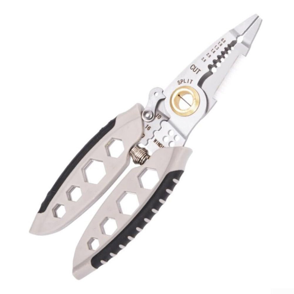 7 Inch Wire Stripper And Crimping Pliers Efficient Tool For Home Projects And Repairs 9347817956559