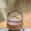 1L Portable Kettle Camping Stovetop Teapot With Folding Handle Black 2