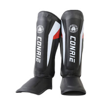 Muay Thai Shin Guards, Boxing Shin Guard, Martial Arts Sparring Gear, for MMA, Taekwondo, Men Women. Black S