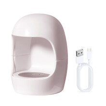 Mini lampe de séchage pour ongles en gel, séchage rapide grâce à un indicateur lumineux, lampe LED portable en forme de coquille d'œuf avec 3