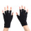 UV-Nagelhandschuhe, fluoreszierend, schwarz, 9