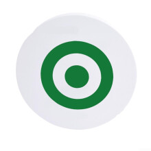 Lightweight EVA Foam Target For Indoor And Outdoor Use With Visibility White And Green
