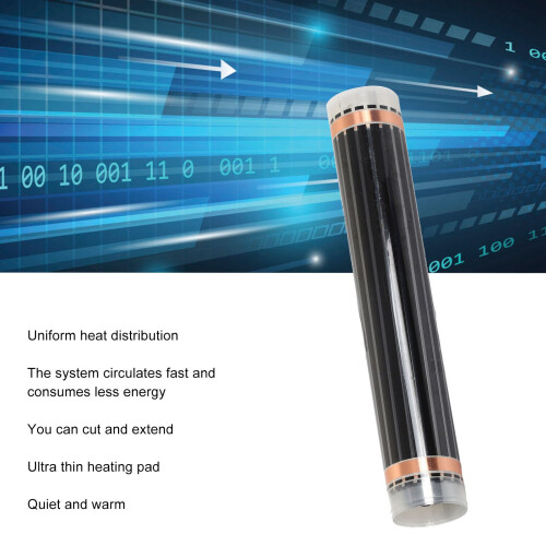 Ultra Thin Electric Floor Heating Mat, Adjustable, Low Energy 60C 2