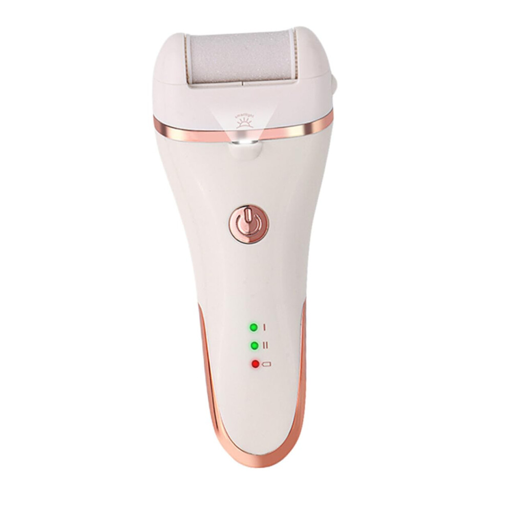 Electric Foot File Callus Remover Rechargeable Cordless Pedicure Tool for Hard Skin and Cracked Heels