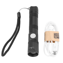 Cuibheoir Nascóir Muirir USB2.0 Uiscedhíonach Super Mini le Muirear Tapa, Comhoiriúnacht Uilíoch le haghaidh Teileascópach Zoom T6LED
