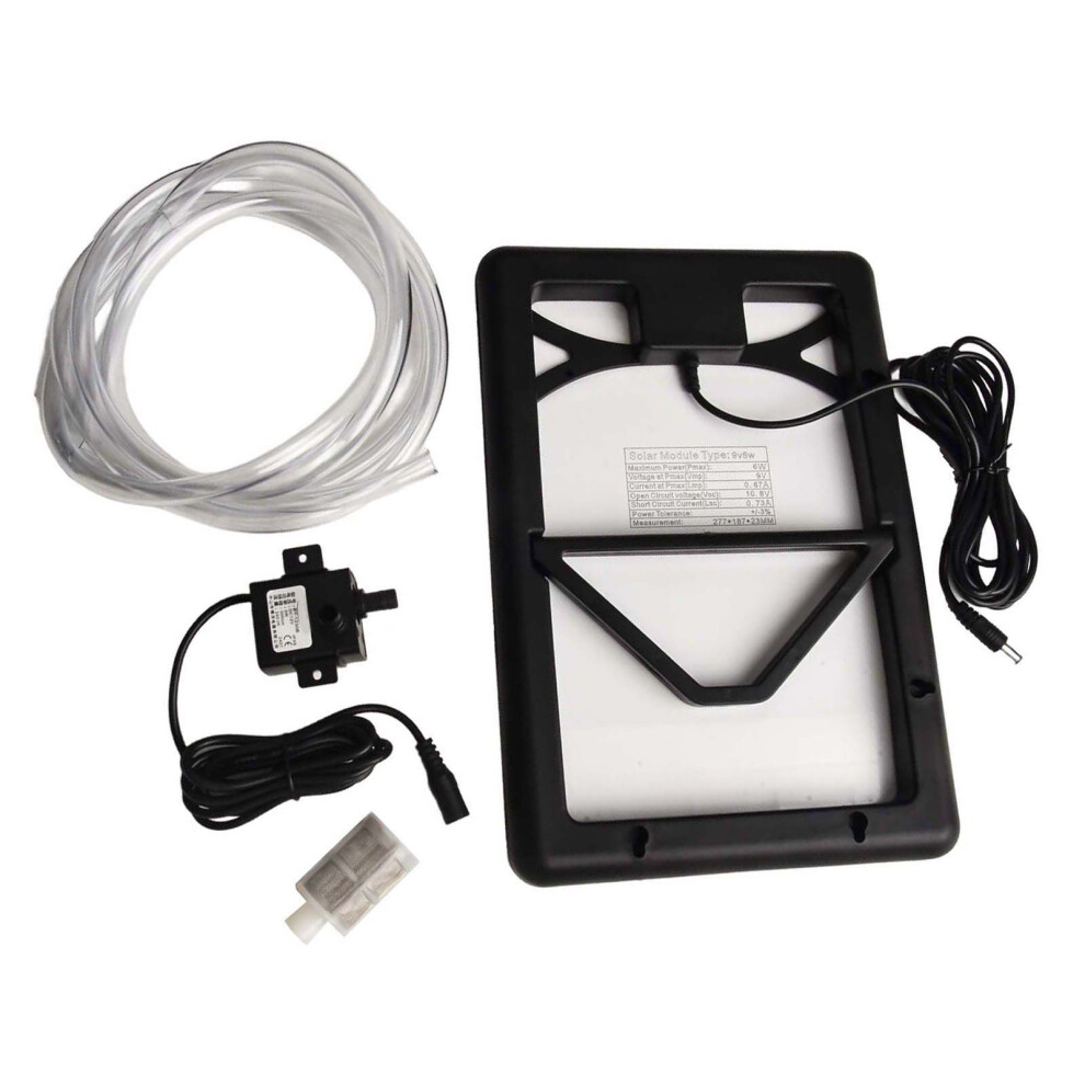 Solar Water Pump 12V Circulating Fish Pond Filtration Oxygen Submersible Pumps For Outdoor Fish Tank Water Reservoir 6935161497939