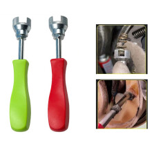 2pc Auto Drum Brake Repair Tool with Fixed Washer Spring Shoe Compressor for Motorcycle Car and Truck Brake Maintenance