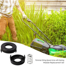 Deckelabdeckung RS136 für Decker-Trimmer mit Feder Perfekter Ersatz für ST4500 68237802 für optimale Trimm-Effizienz