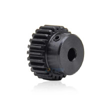 Spur Gear 1Mod Metal Transmission Gear, 12mm Pinion Diameter, 25Tooth, 15/16/17/18/20/24/25/30/35 Teeth, 415mm Range