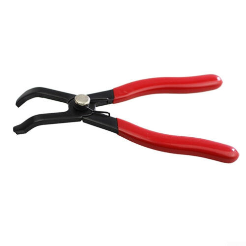 Carbon Steel Disassembly Pliers 30Degree Angled Red Handle For Auto