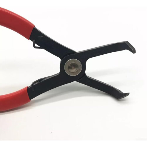 Carbon Steel Disassembly Pliers 30Degree Angled Red Handle For Auto 2