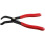 Carbon Steel Disassembly Pliers 30Degree Angled Red Handle For Auto 5