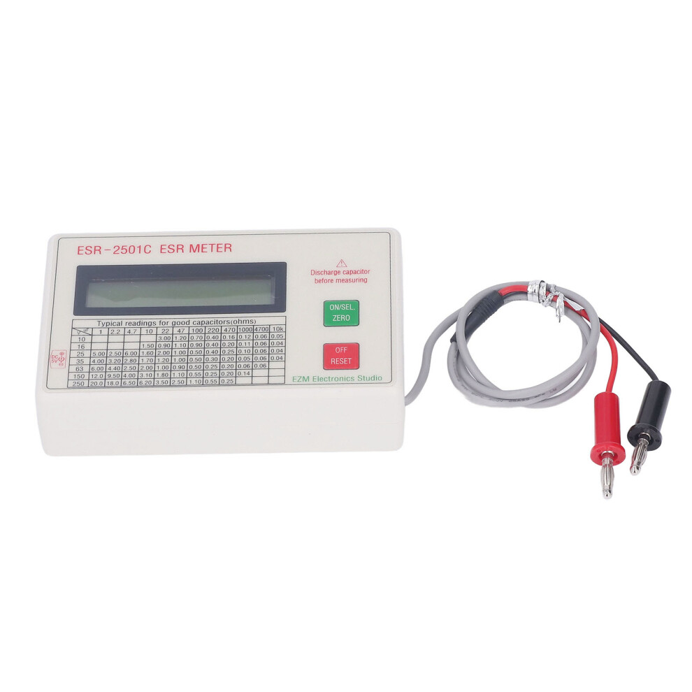 Esr 2501C Handheld Capacitance & Esr Tester, Lightweight, High Accuracy 8031373283921