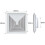ABS Square Diffuser, Protects Prevents, Efficient Air Distribution 4