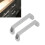 Modern Silver Aluminum Door Handles 180mm Spacing 2 Pack High Strength Pull 11