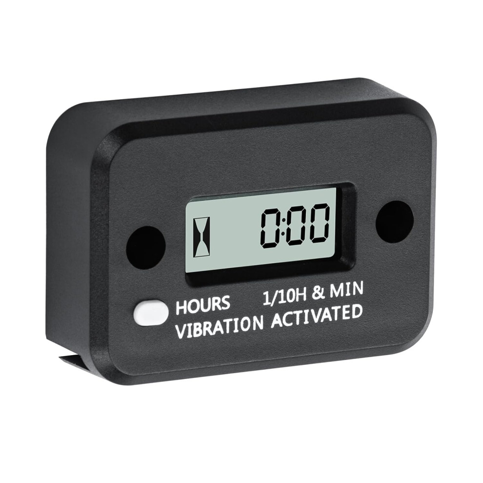 Small Engine Hour Meter Tiny Vibration Time Counter Monitor Hour Minute Display 749655461209