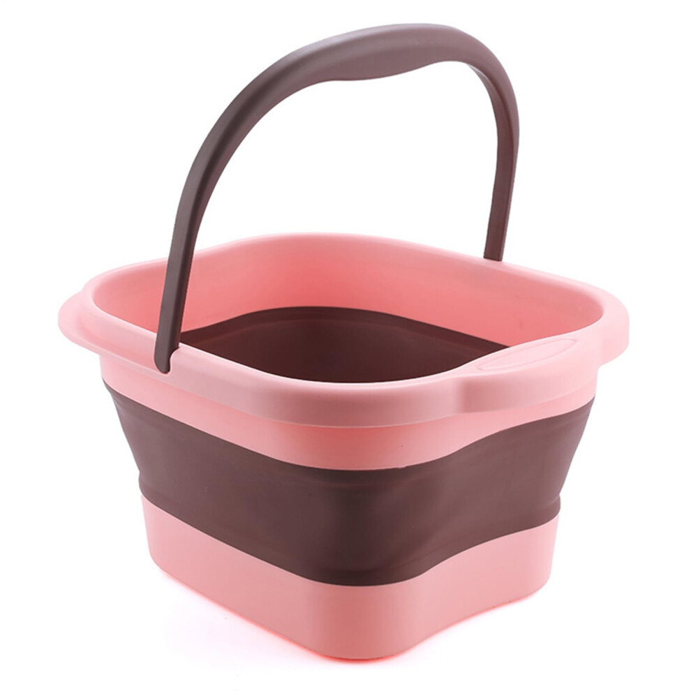Pink/Purple Foot Soaking Basin Pedicure Tub With Massaging Points Portable Foot Spa Soaker For Home Use