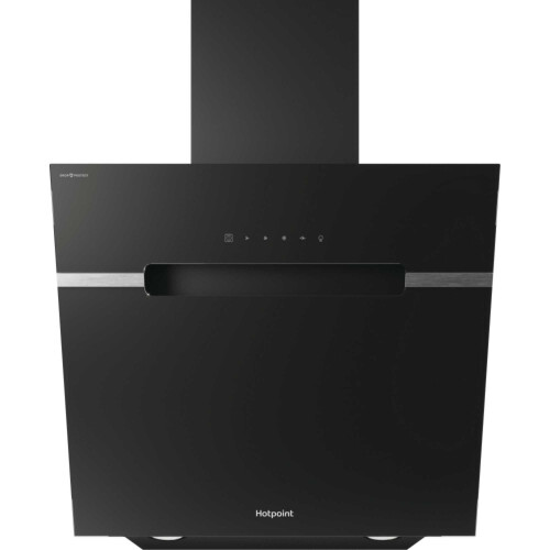 Hotpoint Hotpoint PHVS61FLTDPK 60 cm Angled Chimney Cooker Hood - Black