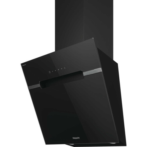 Hotpoint Hotpoint PHVS61FLTDPK 60 cm Angled Chimney Cooker Hood - Black 1