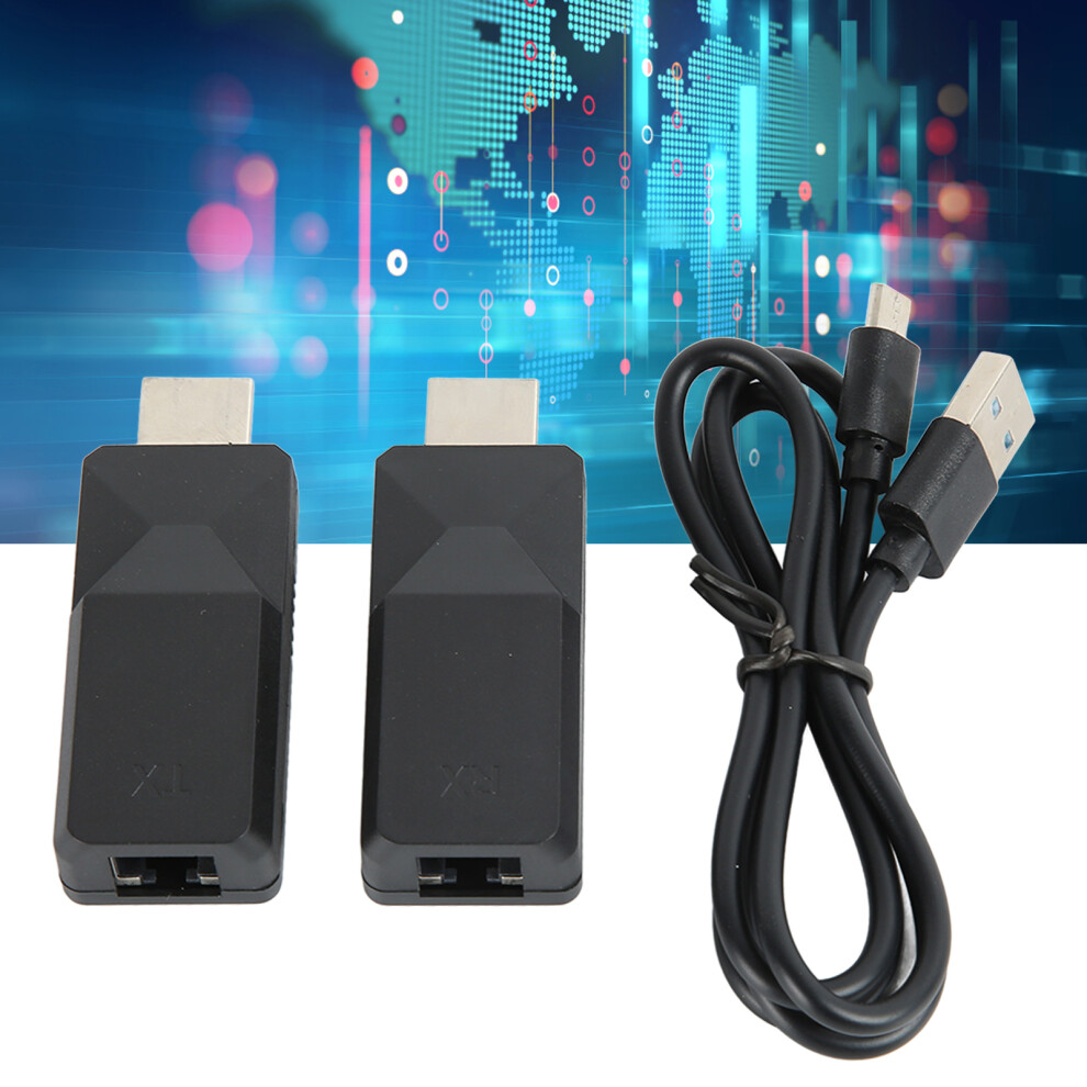 165Ft Hdmi Extender Kit For Cat5 Cat6 Ethernet Transmitter Receiver 4671373290587