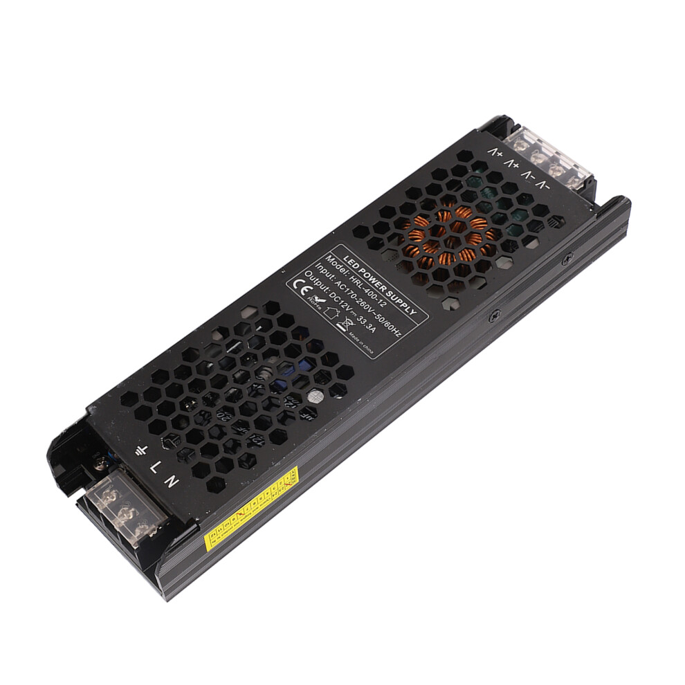 400W Constant Voltage Led Power Supply Ac170-260V To Dc12v Aluminum Adapter 8481373290465