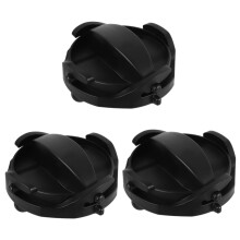 Rv Sewer Cap Hose Connection Protective Cap Prevents Leaks Odors 10x10x6cm Black 3pcs