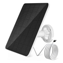 5W solar panel compatible with Ring 2 and 3 video doorbells, for outdoor use