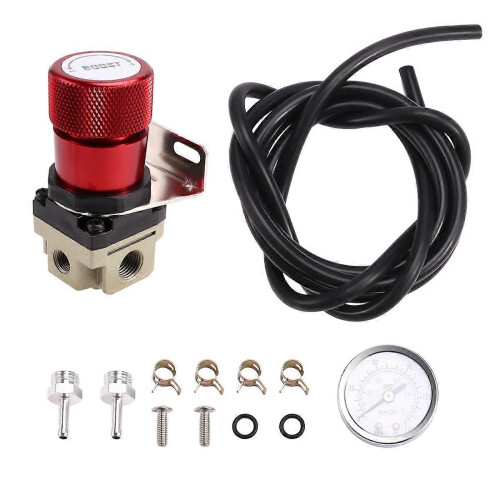 Universal Turbo Manual Boost Controller with Gauge, 1-150 PSI for SR20DET, Red 1