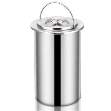 Stainless steel pressure ham maker with thermometer for preparing homemade charcuterie