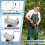 Ergonomic trimmer handle with shoulder strap for use with a string trimmer 4