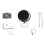 Electronic safe lock replacement kit with touchpad/keypad and solenoid lock for various models 2