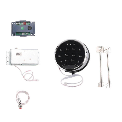 Electronic safe lock replacement kit with touchpad/keypad and solenoid lock for various models 2
