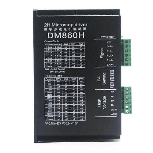 Microstep Drive DM860H tipo 57/86 controller motore passo-passo digitale con ventola per DMA 1