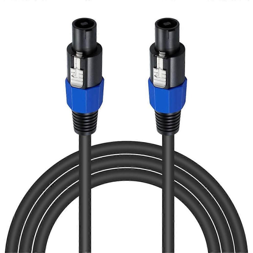 6Ft Professional 18-Gauge Male To Male Audio Cord With Twist Lock For Dj Speakers & Amplifiers 8119604315075