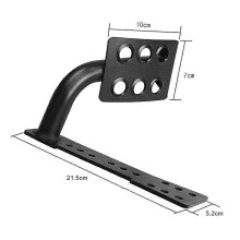 Poggiapiedi in acciaio per Jeep Wrangler JK Unlimited 2007-2018, accessorio fuoristrada