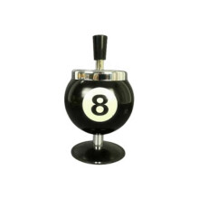 Pool Billiard Ball Design Ashtray Portable Metal Ashtray for Pool House