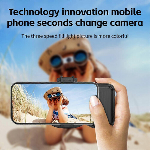 Bluetooth Handheld Stick Handle Stabilizer with Selfie Stick and Fill Light for Photography 2
