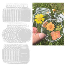Kit per segnalibri trasparenti fai da te, segnalibri trasparenti in materiale impermeabile per studenti e insegnanti, set creativo per accessori di