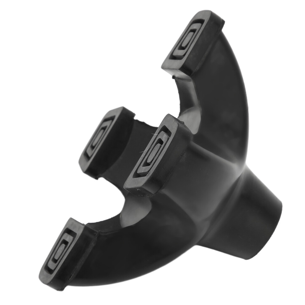 16mm Rubber Quad Cane Tips with 4 Contact Points Non-Slip Design
