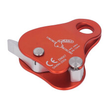 Aluminum Alloy Climbing Rope Grab Stopper 8-13mm Outdoor Mountaineering Orange